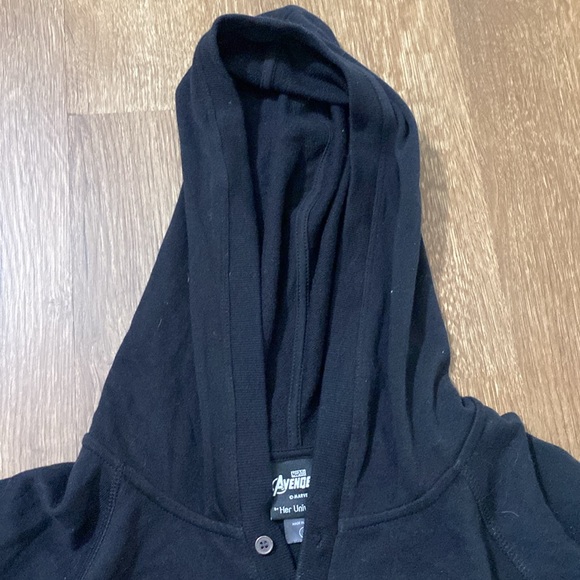 Torrid marvel her universe spirit Jersey style hoodie 3x metallic multicolored - Picture 5 of 6